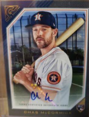 2022 Topps Gallery Rookie Autographs Chas McCormick #RA-CM card