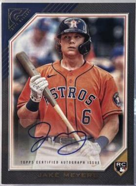 2022 Topps Gallery Rookie Autographs Jake Meyers #RA-JM card