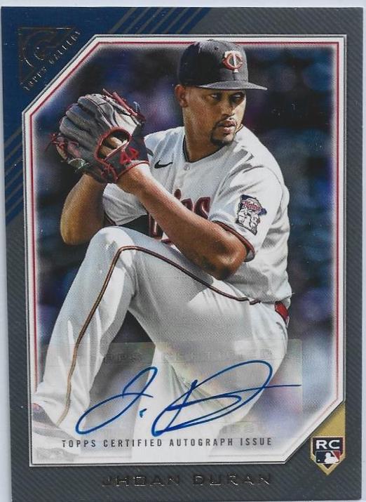 2022 Topps Gallery Rookie Autographs Jhoan Duran #RA-JHO card