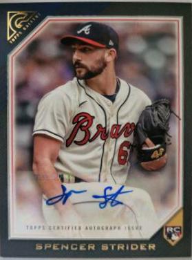 2022 Topps Gallery Rookie Autographs Spencer Strider #RA-SS card