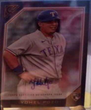 2022 Topps Gallery Rookie Autographs Yohel Pozo #RA-YP card