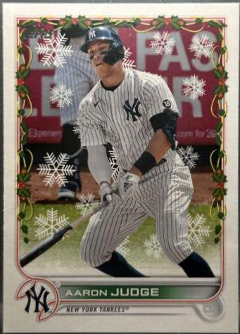 2022 Topps Holiday Aaron Judge #HW1 card