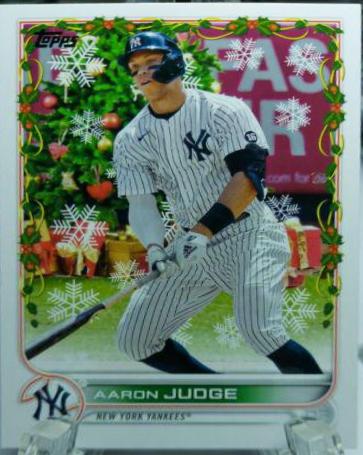 2022 Topps Holiday Aaron Judge [SSSP Variation] #HW1 card