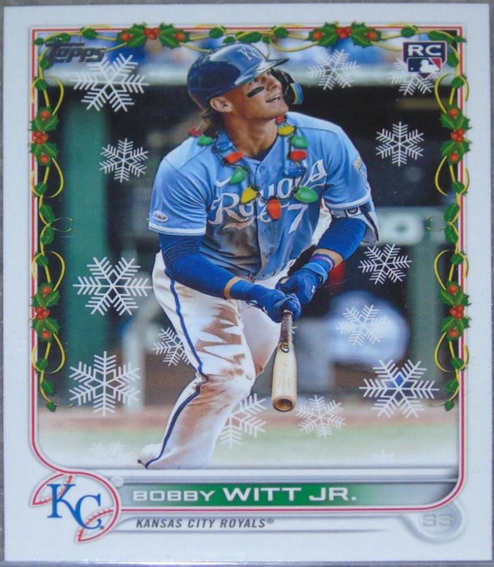 2022 Topps Holiday Bobby Witt Jr. [SSP Variation] #HW150 card