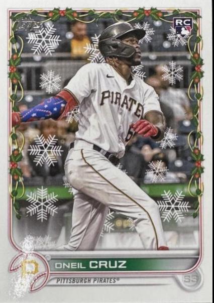 2022 Topps Holiday Oneil Cruz [SP Variation] #HW173 card