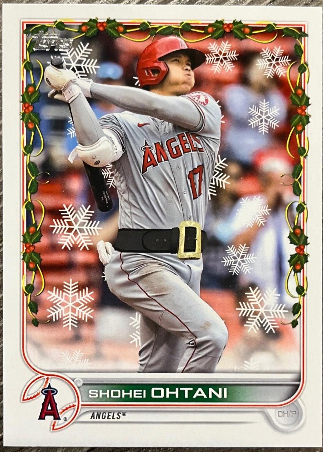 2022 Topps Holiday Shohei Ohtani [SSP Variation] #HW100 card