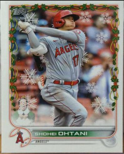 2022 Topps Holiday Shohei Ohtani [SSSP Variation] #HW100 card