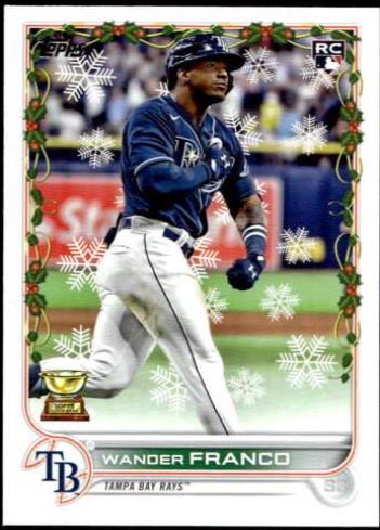 2022 Topps Holiday Wander Franco #HW181 card