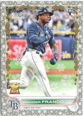 2022 Topps Holiday Wander Franco [Metallic] #HW181 card
