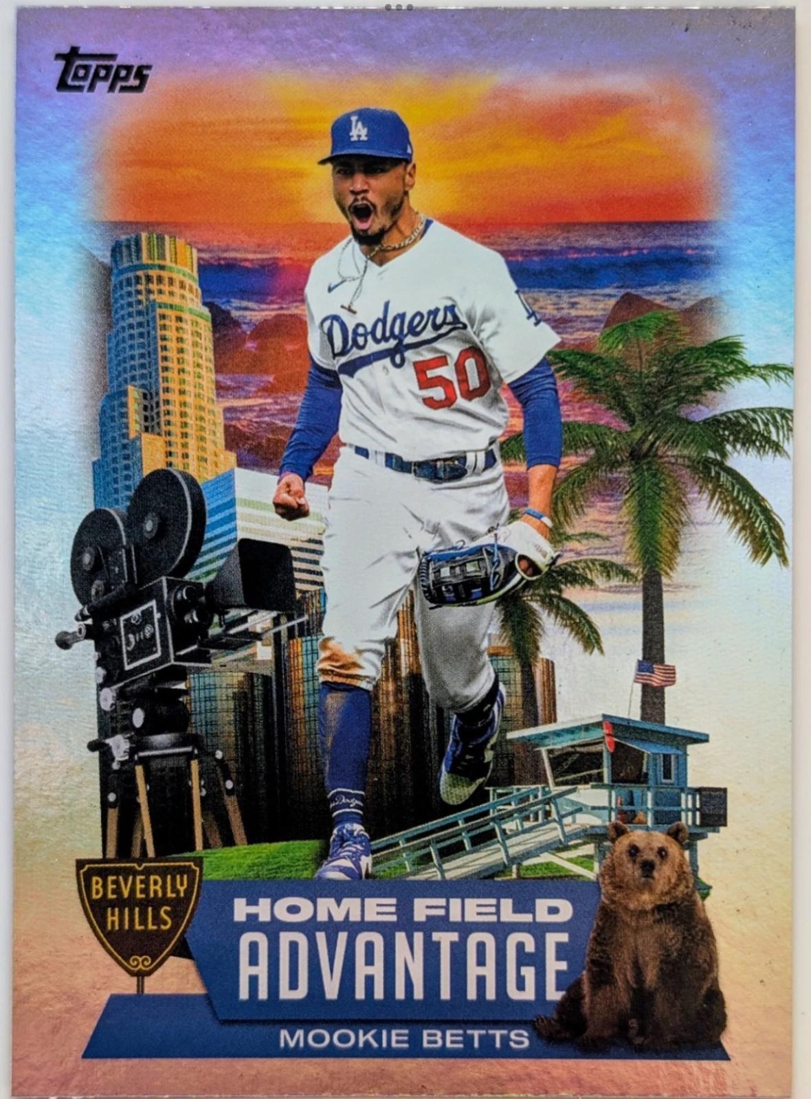 2022 Topps Home Field Advantage Mookie Betts #HA-8 card