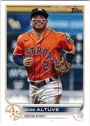 2022 Topps Jose Altuve #278 card