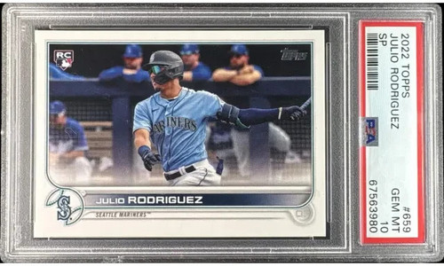 2022 Topps Julio Rodriguez [SP Variation] #659 card