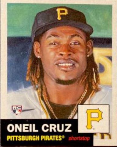 2022 Topps Living Oneil Cruz #535 card