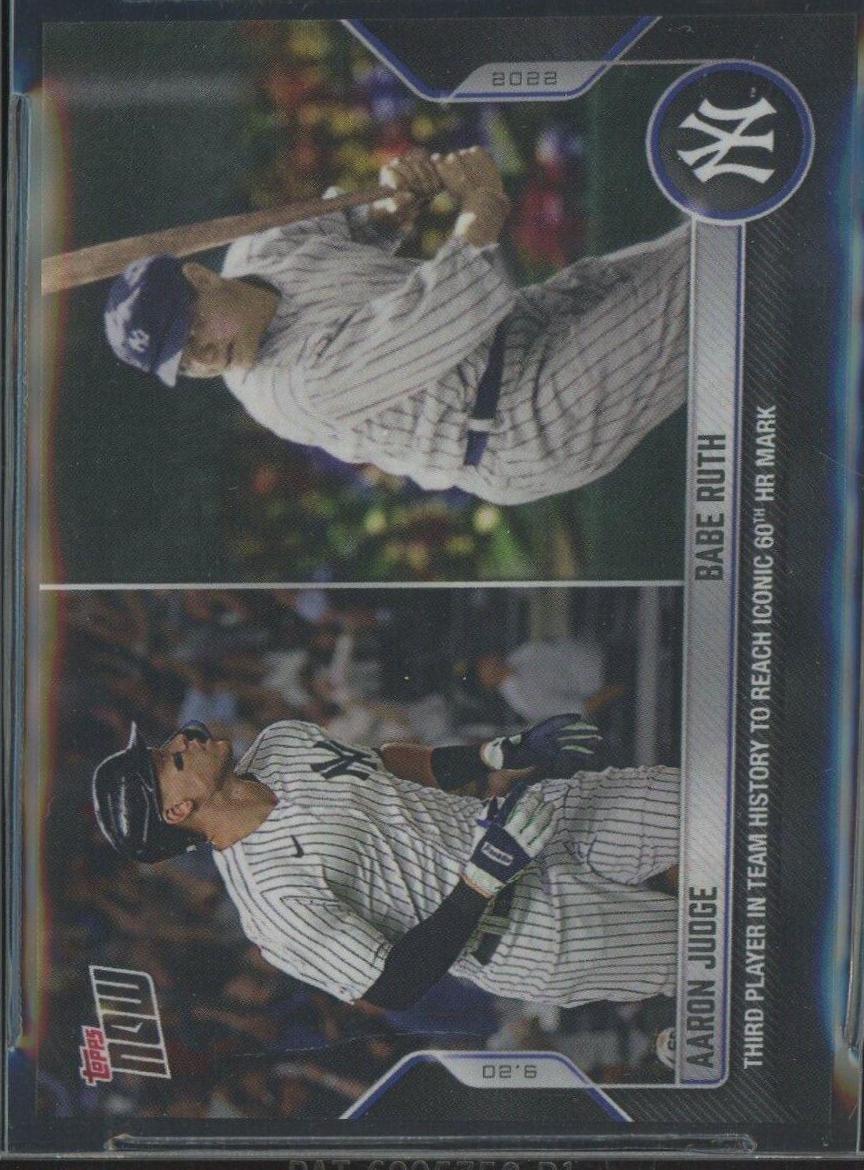 2022 Topps Now Aaron Judge / Babe Ruth #931 card