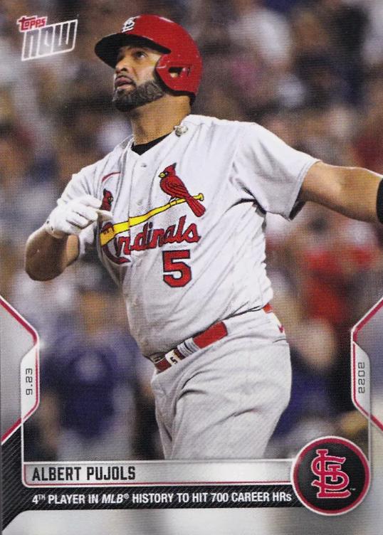 2022 Topps Now Albert Pujols #951 card