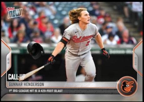 2022 Topps Now Gunnar Henderson #819 card