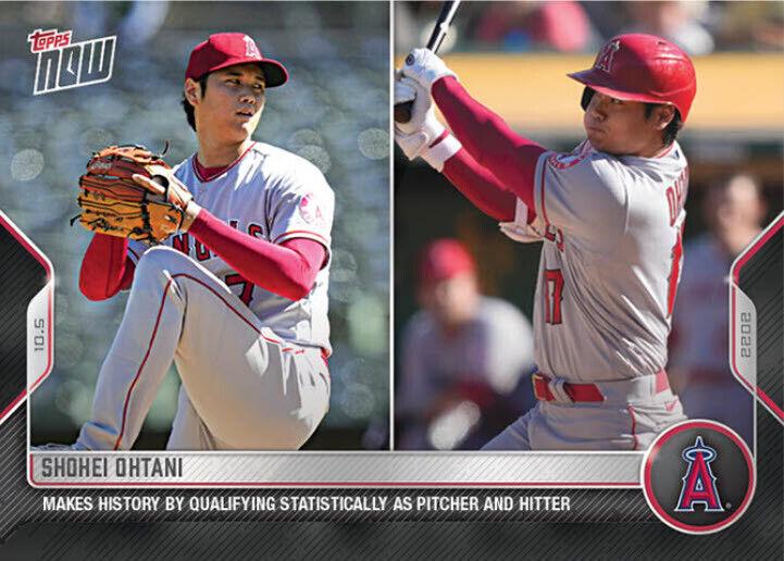 2022 Topps Now Shohei Ohtani #1023 card