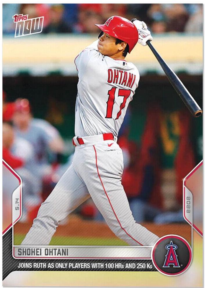 2022 Topps Now Shohei Ohtani #176 card