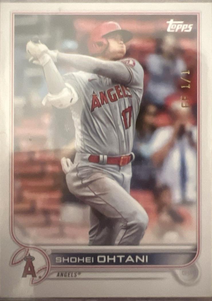 2022 Topps Shohei Ohtani [Rainbow] #1 card