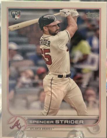 2022 Topps Spencer Strider [SP Variation] #509 card