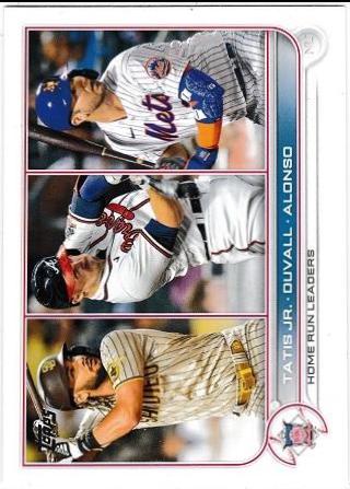 2022 Topps Tatis Jr. / Duvall / Alonso #146 card