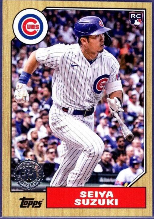 2022 Topps Update 1987 Seiya Suzuki #87TBU-13 card