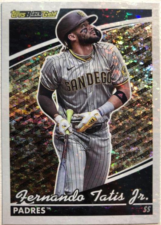 2022 Topps Update Black Gold Fernando Tatis Jr. #BG-21 card