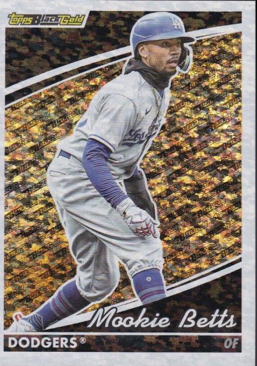 2022 Topps Update Black Gold Mookie Betts #BG-14 card