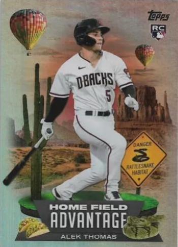 2022 Topps Update Home Field Advantage Alek Thomas #HA-28 card