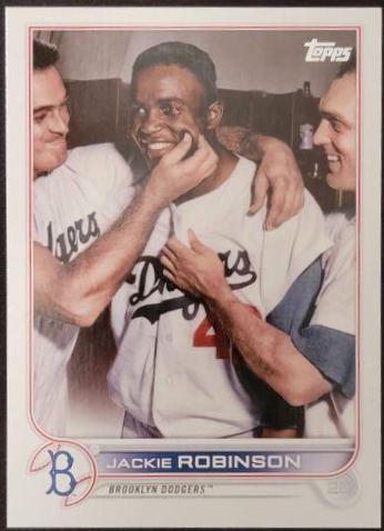 2022 Topps Update Jackie Robinson [SP Variation] #US42 card