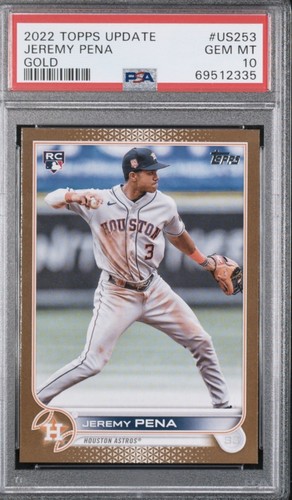 2022 Topps Update Jeremy Pena [Gold] #US253 card