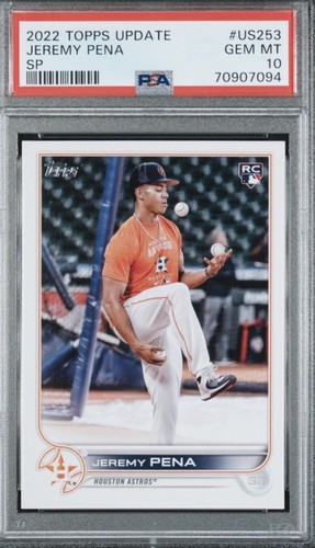 2022 Topps Update Jeremy Pena [SP Variation] #US253 card