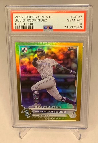 2022 Topps Update Julio Rodriguez [Gold Foil] #US97 card