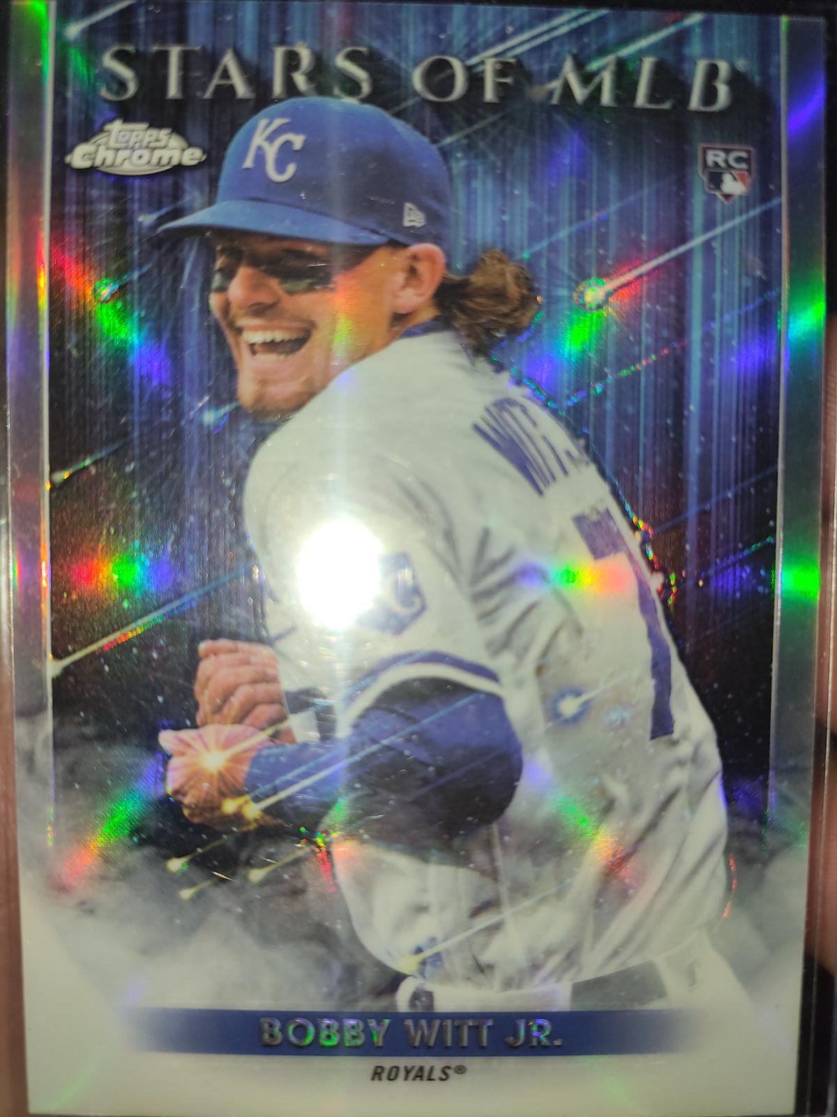 2022 Topps Update Stars of MLB Chrome Bobby Witt Jr. #SMLBC-82 card