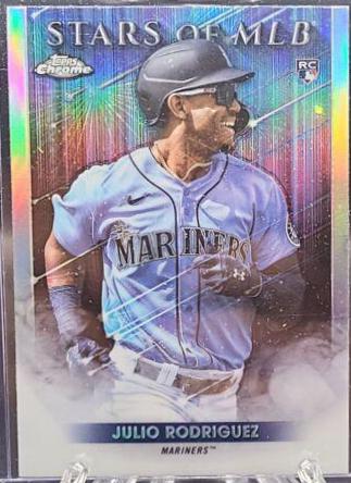 2022 Topps Update Stars of MLB Chrome Julio Rodriguez #SMLBC-87 card
