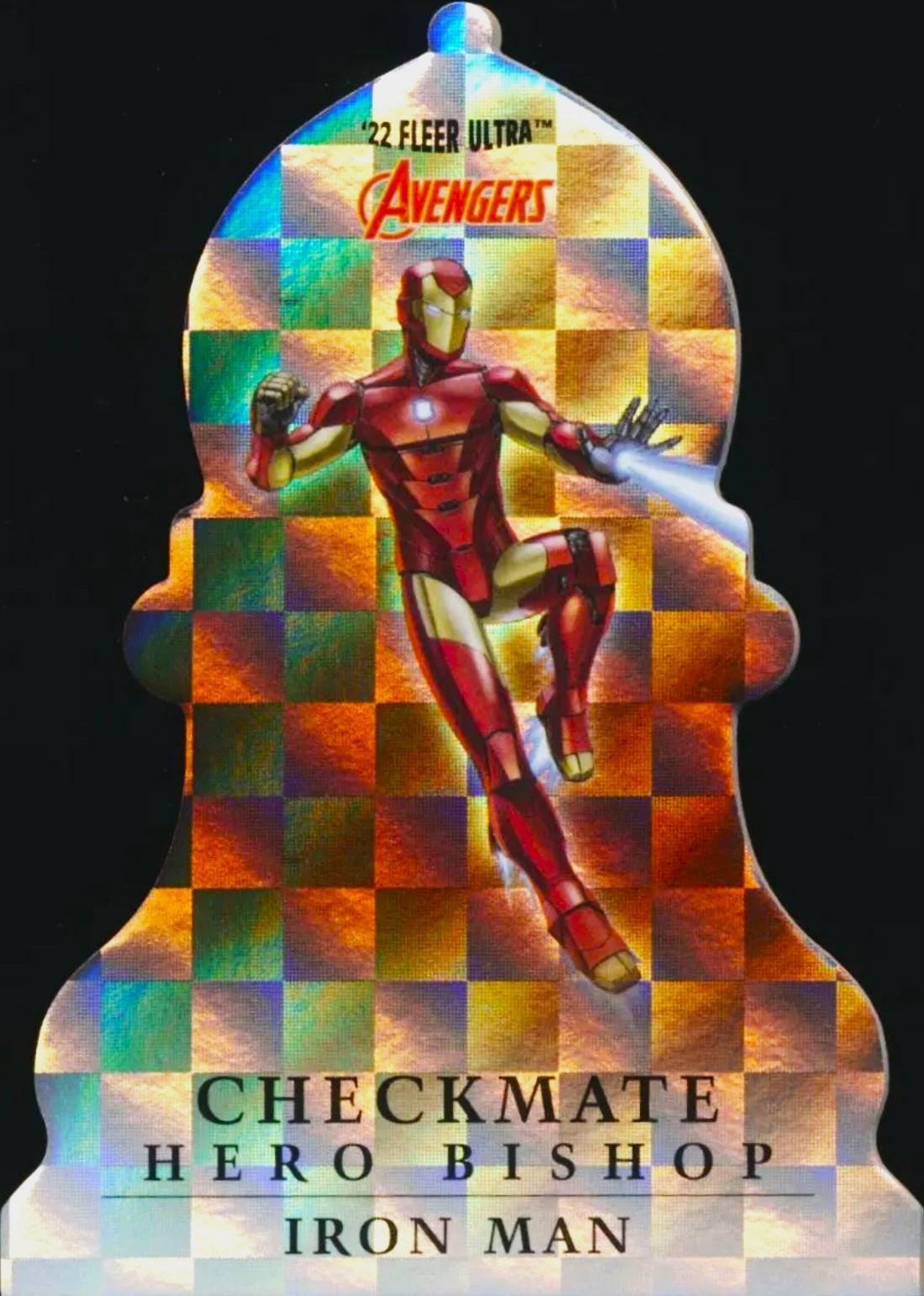 2022 Ultra Avengers Checkmate Iron Man #CP-13 card