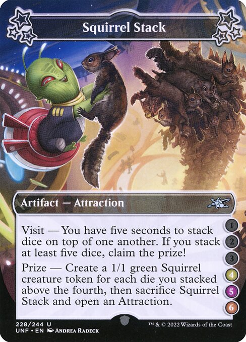 2022 Unfinity Squirrel Stack #228d card
