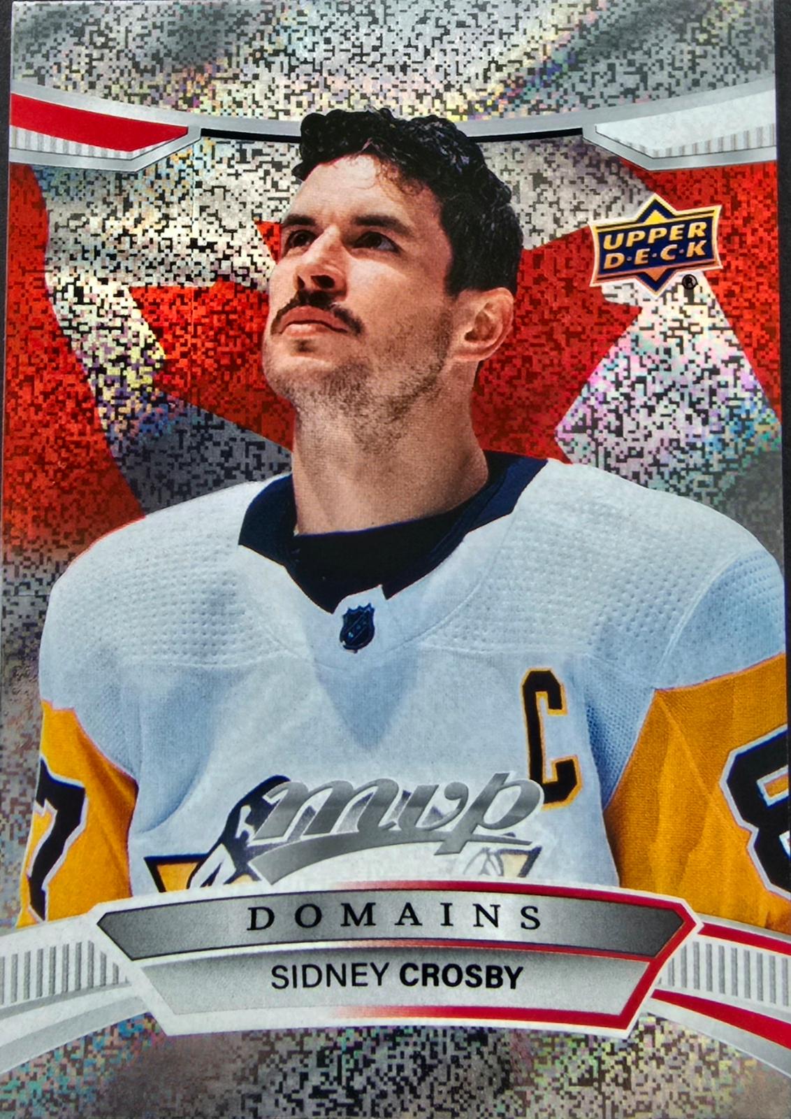 2022 Upper Deck MVP Domains Sidney Crosby #NA-3 card