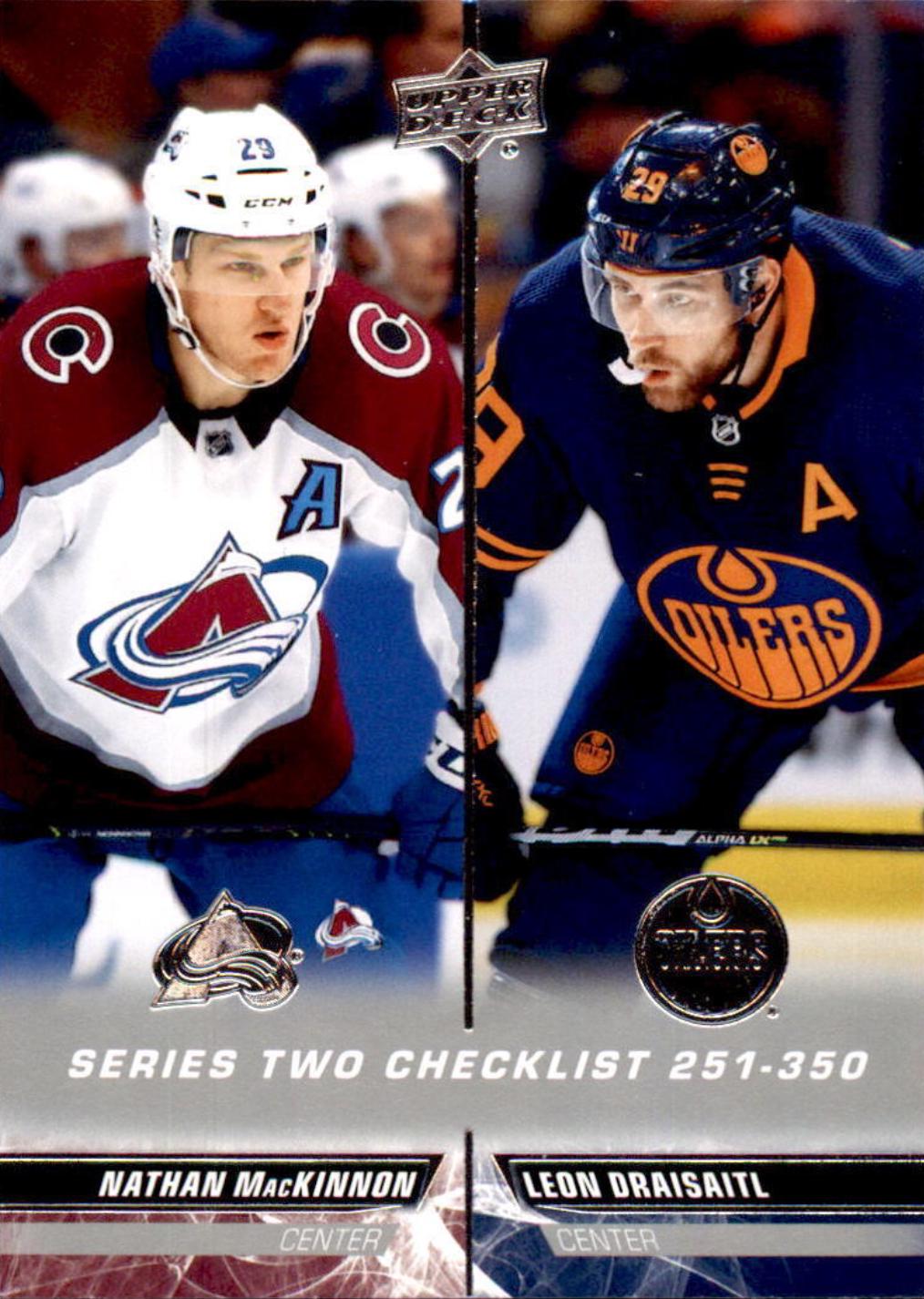 2022 Upper Deck Nathan MacKinnon, Leon Draisaitl #449 card
