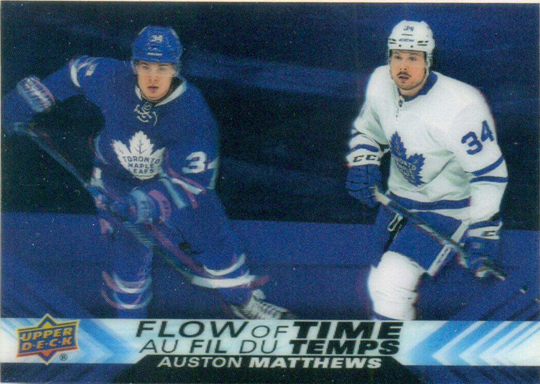 2022 Upper Deck Tim Hortons Flow of Time Auston Matthews #NT-11 card