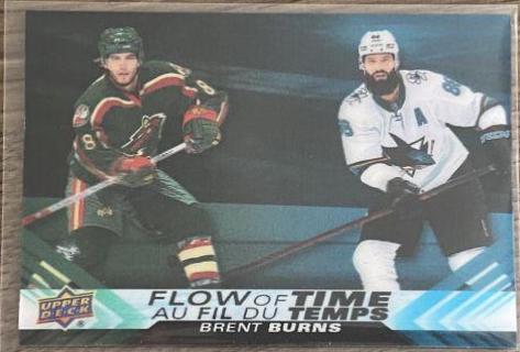2022 Upper Deck Tim Hortons Flow of Time Brent Burns #NT-2 card
