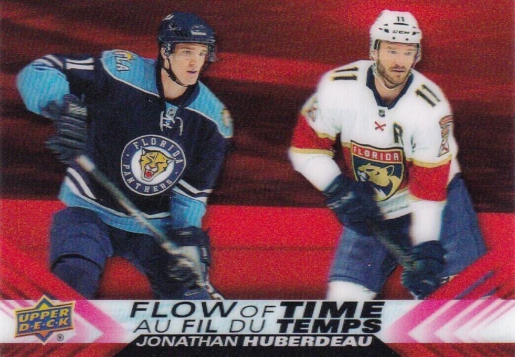 2022 Upper Deck Tim Hortons Flow of Time Jonathan Huberdeau #NT-15 card