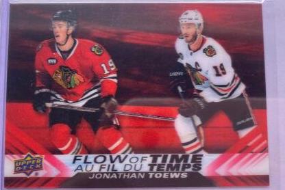 2022 Upper Deck Tim Hortons Flow of Time Jonathan Toews #NT-3 card