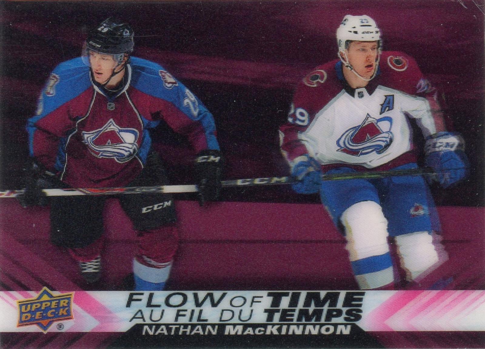 2022 Upper Deck Tim Hortons Flow of Time Nathan MacKinnon #NT-9 card