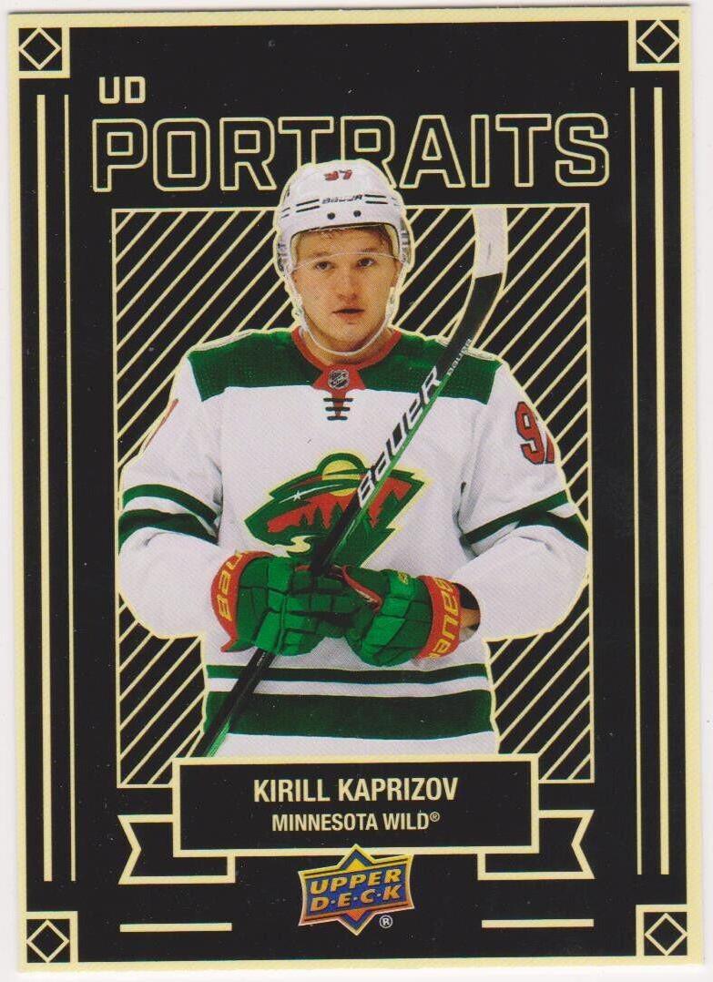 2022 Upper Deck UD Portraits Kirill Kaprizov #P-22 card
