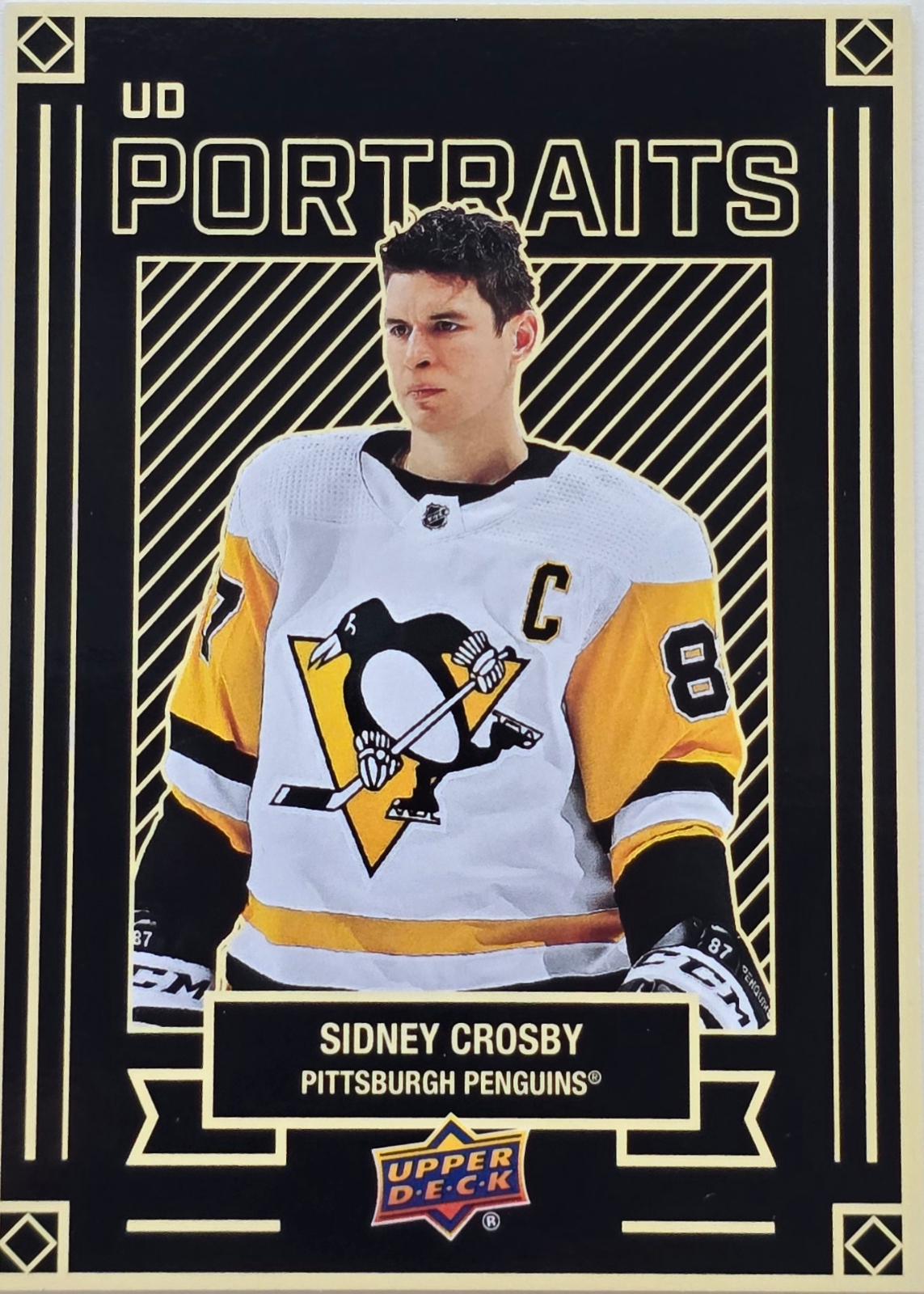 2022 Upper Deck UD Portraits Sidney Crosby #P-14 card