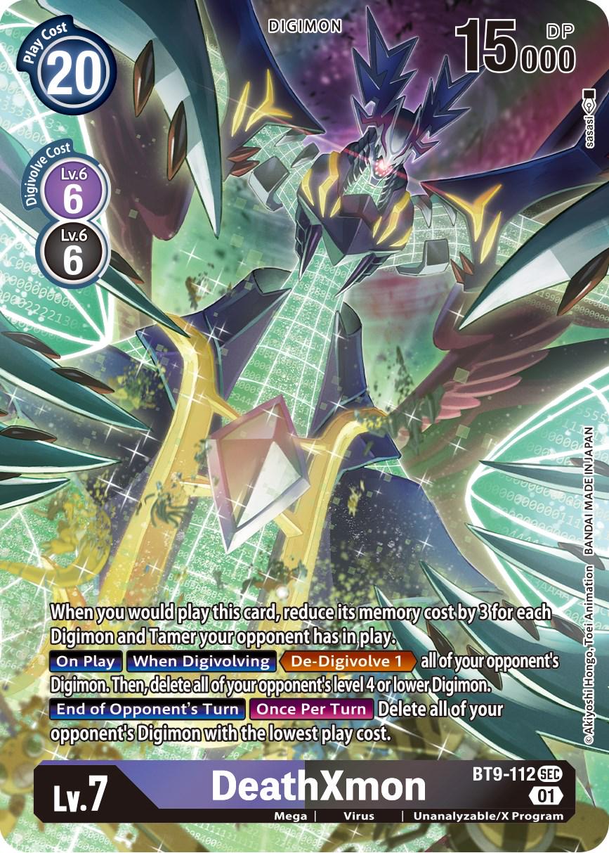 2022 X Record DeathXmon [Alternate Art Foil] #BT9-112 card