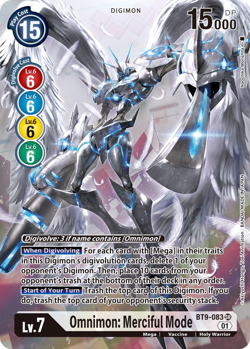 2022 X Record Omnimon: Merciful Mode [Alternate Art Foil] #BT9-083 card