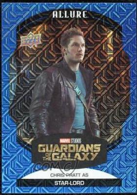 2023 2022 Allure Chris Pratt as Star-Lord [Blue Line] #29 card