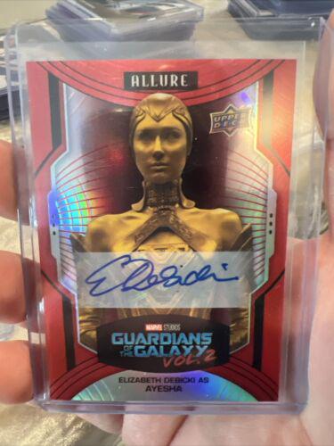 2023 2022 Allure Elizabeth Debicki as Ayesha [Red Auto] #108 card